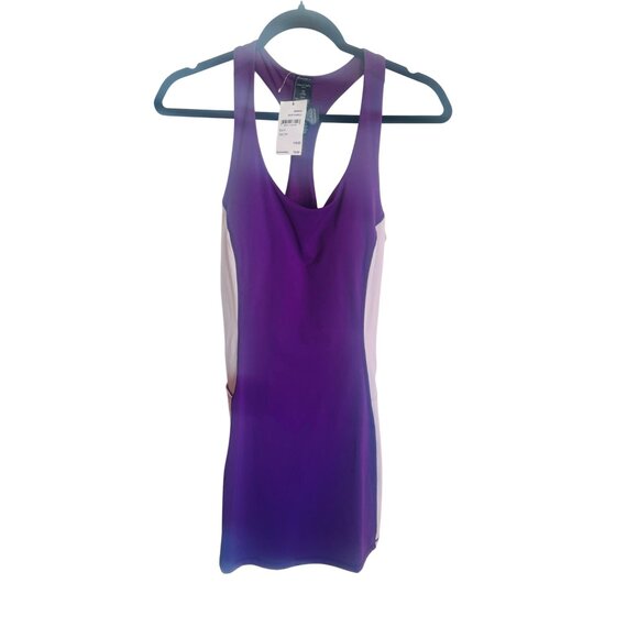 NWT Sweaty Betty Purple Racerback Power Workout Tennis Golf Skort Dress Sz 8 - Picture 1 of 11